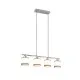 Trio Davos króm-fehér függesztett lámpa (TRI-R31554006) E14 4 izzós IP20