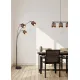 Trio Davos barna-fekete állólámpa (TRI-R41553041) E14 3 izzós IP20