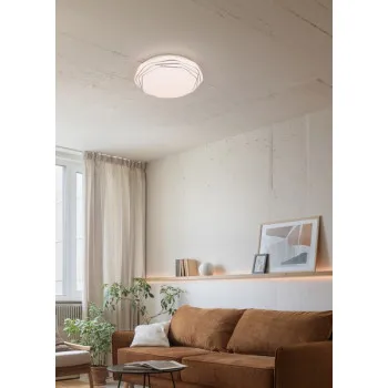 Trio Dizzy fehér LED mennyezeti lámpa (TRI-R67741100) LED 1 izzós IP20