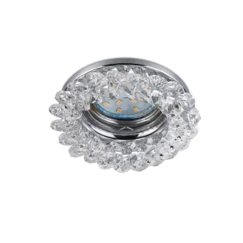 Trio Dolomite króm-átlátszó beépíthető lámpa (TRI-651700152) GU10 1 izzós IP20