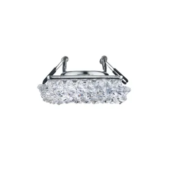 Trio Dolomite króm-átlátszó beépíthető lámpa (TRI-651800152) GU10 1 izzós IP20