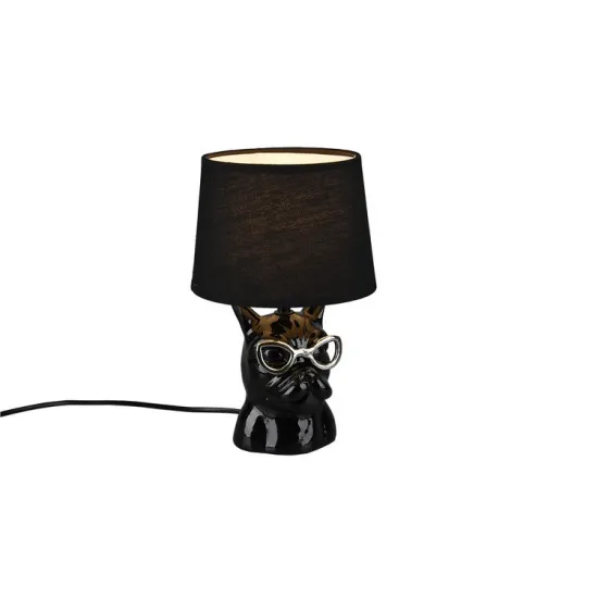 Trio Dosy fekete asztali lámpa (TRI-R50231002) E14 1 izzós IP20 Trio Dosy fekete asztali lámpa (TRI-R50231002) E14 1 izzós IP20