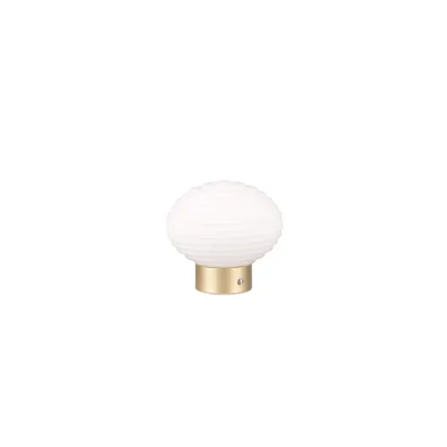 Trio Earl sárgaréz-fehér LED asztali lámpa (TRI-R57771101) LED 1 izzós IP20