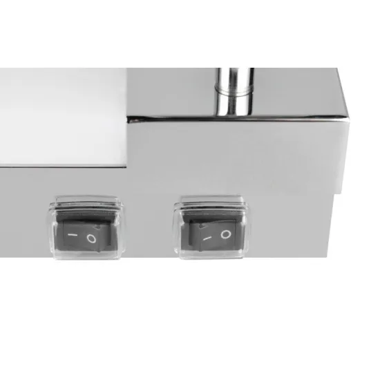 Trio Enrico króm-fehér fürdőszobai LED tükörvilágítás (TRI-281470306) LED+GU10 3 izzós IP44