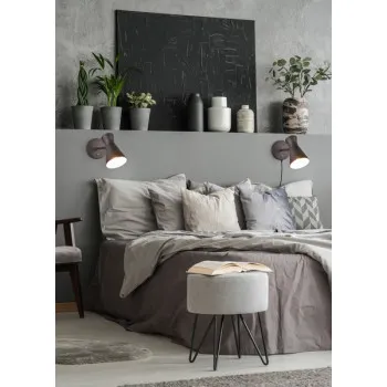 Trio Enzo fekete falikar (TRI-R20781732) E27 1 izzós IP20