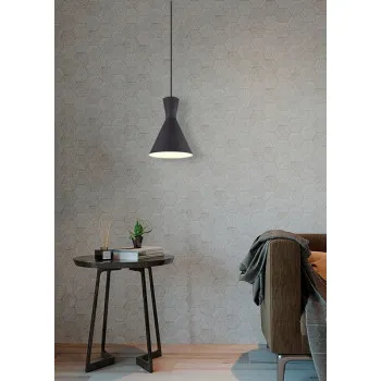 Trio Enzo fekete függesztett lámpa (TRI-R30781032) E27 1 izzós IP20