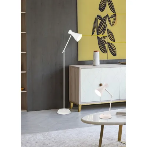 Trio Enzo fehér asztali lámpa (TRI-R50781031) E27 1 izzós IP20