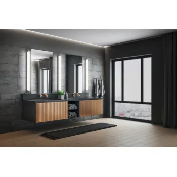 Trio Fabio króm-fehér fürdőszobai LED tükörvilágítás (TRI-283817906) LED 1 izzós IP44