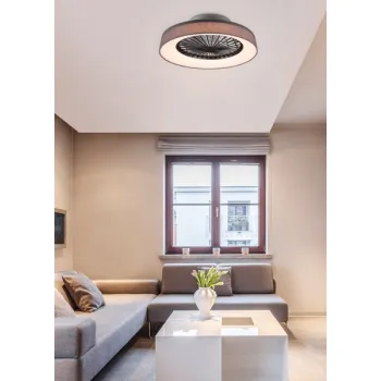 Trio Farsund szürke LED mennyezeti ventilátoros lámpa (TRI-R62662111) LED 1 izzós IP20 Trio Farsund szürke LED mennyezeti ventilátoros lámpa (TRI-R62662111) LED 1 izzós IP20