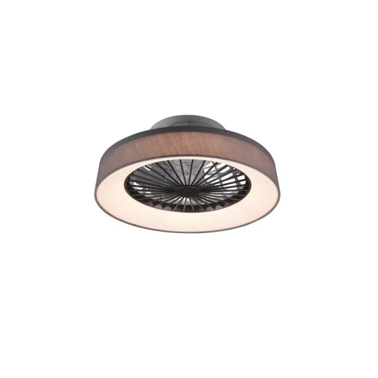 Trio Farsund szürke LED mennyezeti ventilátoros lámpa (TRI-R62662111) LED 1 izzós IP20