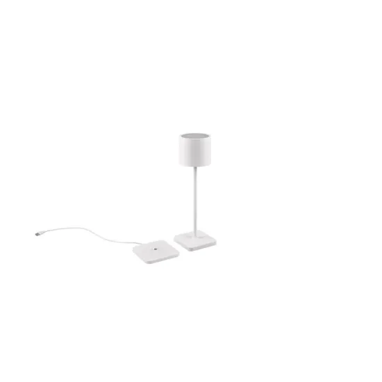 Trio Fernandez fehér LED kültéri asztali lámpa (TRI-R54096131) LED 1 izzós IP54
