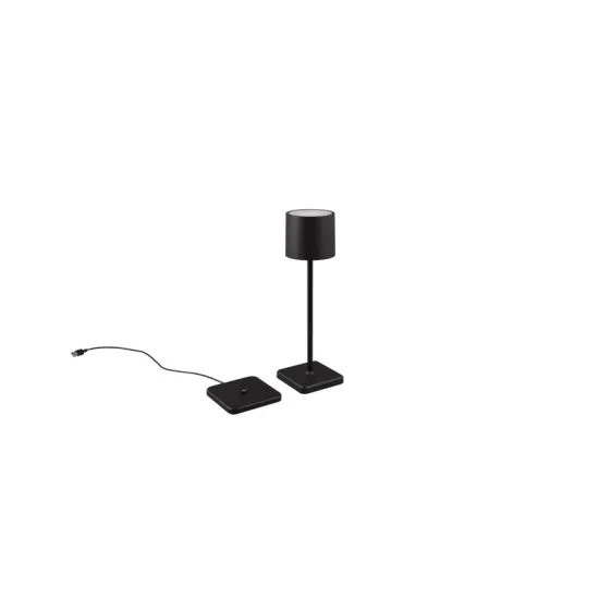 Trio Fernandez fekete LED kültéri asztali lámpa (TRI-R54096132) LED 1 izzós IP54