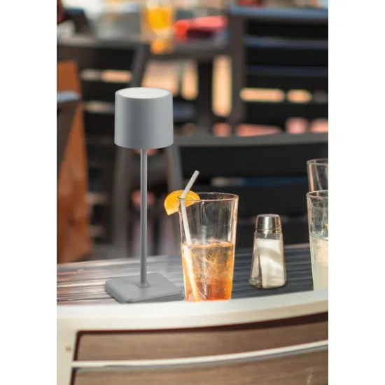 Trio Fernandez szürke LED kültéri asztali lámpa (TRI-R54096177) LED 1 izzós IP54