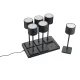 Trio Fernandez fekete LED kültéri asztali lámpa szett (TRI-R54096632) LED 6 izzós IP54
