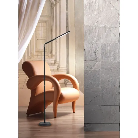 Trio Filigran fekete LED állólámpa (TRI-420490132) LED 1 izzós IP20