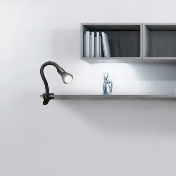 Trio Flexo fekete asztali lámpa (TRI-5028010-02) E14 1 izzós IP20