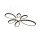 Trio Fly fekete LED függesztett lámpa (TRI-345619132) LED 1 izzós IP20