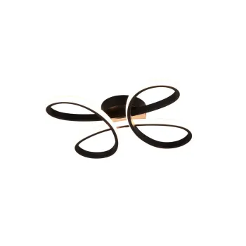 Trio Fly fekete LED mennyezeti lámpa (TRI-645610132) LED 1 izzós IP20 Trio Fly fekete LED mennyezeti lámpa (TRI-645610132) LED 1 izzós IP20