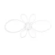 Trio Fly fehér LED mennyezeti lámpa (TRI-645619131) LED 1 izzós IP20