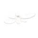 Trio Fly fehér LED mennyezeti lámpa (TRI-645619131) LED 1 izzós IP20