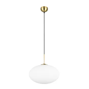 Trio Fomento sárgaréz-fehér függesztett lámpa (TRI-363190108) E27 1 izzós IP20 Trio Fomento sárgaréz-fehér függesztett lámpa (TRI-363190108) E27 1 izzós IP20