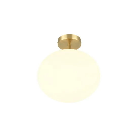 Trio Fomento sárgaréz-fehér mennyezeti lámpa (TRI-663100108) E27 1 izzós IP20