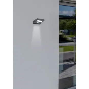 Trio Fomosa antracit LED kültéri falikar (TRI-R22281142) LED 1 izzós IP44