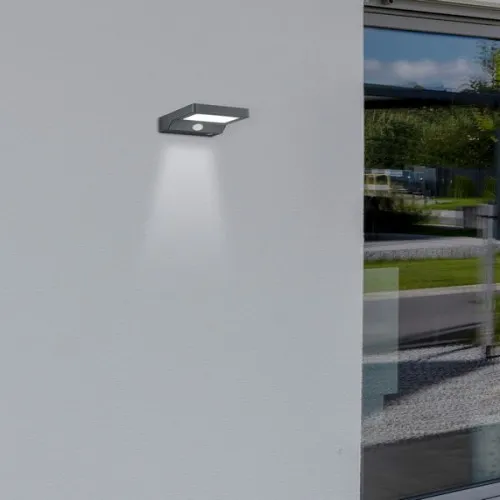 Trio Fomosa antracit LED kültéri falikar (TRI-R22281142) LED 1 izzós IP44