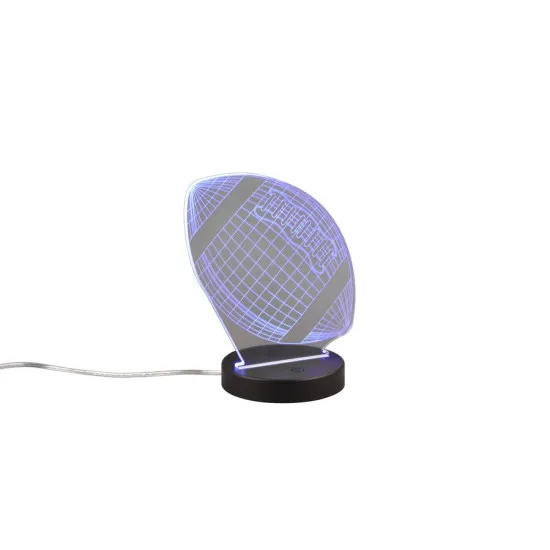 Trio Football fekete gyerek LED asztali lámpa (TRI-R52821132) LED 1 izzós IP20