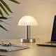 Trio Fynn II matt nikkel-fehér asztali lámpa (TRI-599100107) E14 1 izzós IP20
