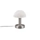 Trio Fynn II matt nikkel-fehér asztali lámpa (TRI-599100107) E14 1 izzós IP20