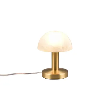 Trio Fynn II sárgaréz-szürke asztali lámpa (TRI-599100108) E14 1 izzós IP20