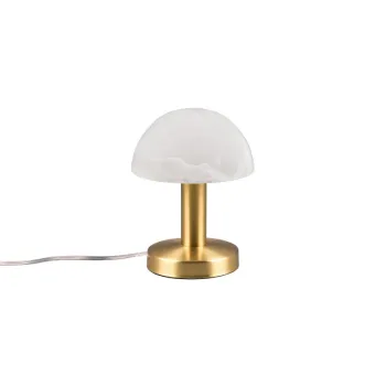 Trio Fynn II sárgaréz-szürke asztali lámpa (TRI-599100108) E14 1 izzós IP20