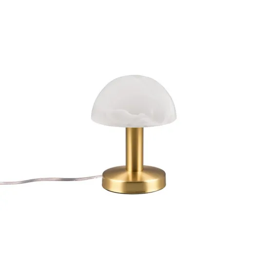 Trio Fynn II sárgaréz-szürke asztali lámpa (TRI-599100108) E14 1 izzós IP20