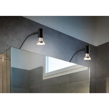 Trio Giada fekete fürdőszobai tükörvilágítás (TRI-283400132) GU10 1 izzós IP44