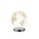 Trio Globe króm-átlátszó gyerek LED asztali lámpa (TRI-R52481106) LED 1 izzós IP20