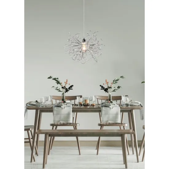 Trio Gloria króm függesztett lámpa (TRI-R31311006) E27 1 izzós IP20 Trio Gloria króm függesztett lámpa (TRI-R31311006) E27 1 izzós IP20