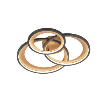 Trio Granada arany-fekete LED mennyezeti lámpa (TRI-673810332) LED 1 izzós IP20