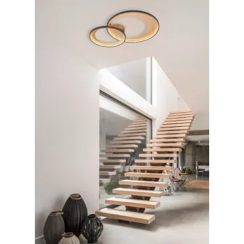 Trio Granada arany-fekete LED mennyezeti lámpa (TRI-673890232) LED 1 izzós IP20