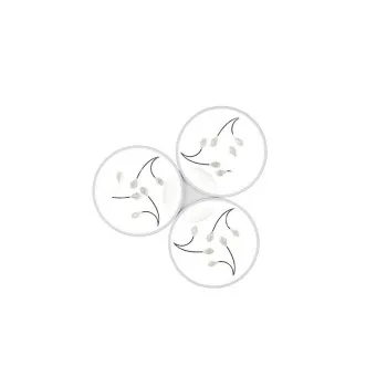 Trio Groovy fehér LED mennyezeti lámpa (TRI-642110331) LED 1 izzós IP20