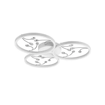 Trio Groovy fehér LED mennyezeti lámpa (TRI-642110331) LED 1 izzós IP20