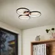 Trio Groovy fekete LED mennyezeti lámpa (TRI-642110332) LED 1 izzós IP20