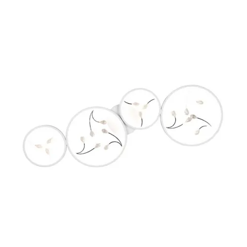Trio Groovy fehér LED mennyezeti lámpa (TRI-642110431) LED 1 izzós IP20
