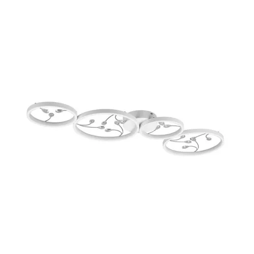Trio Groovy fehér LED mennyezeti lámpa (TRI-642110431) LED 1 izzós IP20