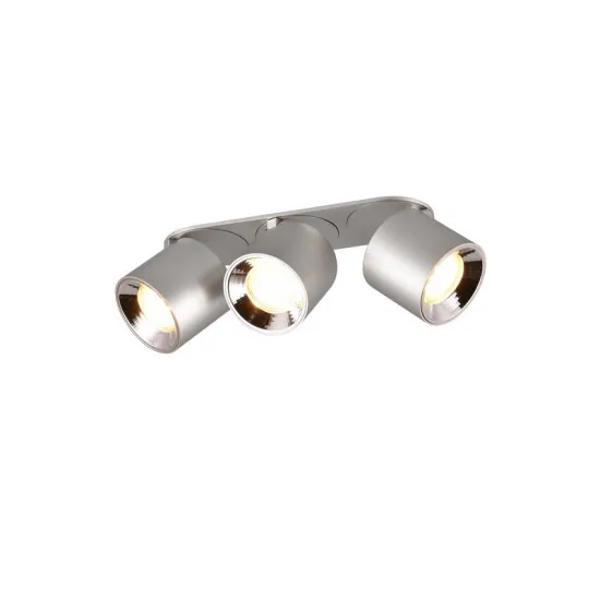 Trio Guayana matt nikkel mennyezeti spotlámpa (TRI-651000307) GU10 3 izzós IP20