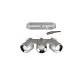 Trio Guayana matt nikkel mennyezeti spotlámpa (TRI-651000307) GU10 3 izzós IP20