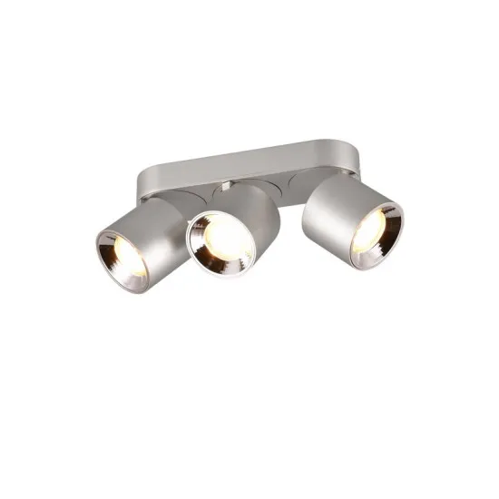 Trio Guayana matt nikkel mennyezeti spotlámpa (TRI-651000307) GU10 3 izzós IP20