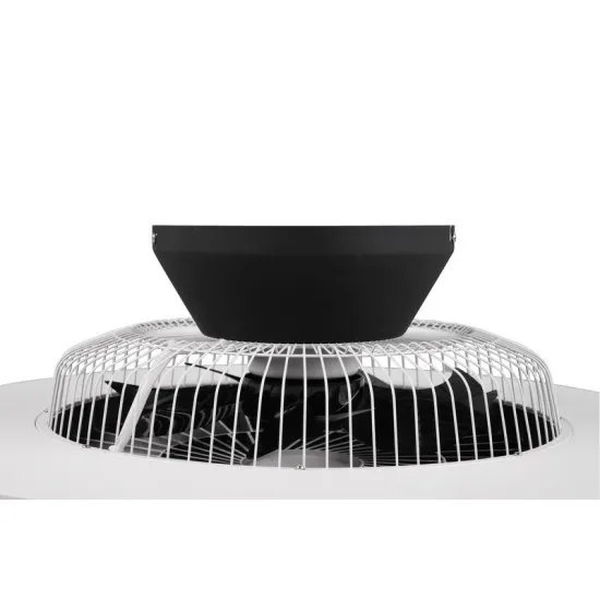 Trio Halmstad fekete LED mennyezeti ventilátoros lámpa (TRI-R62672132) LED 1 izzós IP20