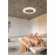 Trio Harstad fehér LED mennyezeti ventilátoros lámpa (TRI-R62412106) LED 1 izzós IP20