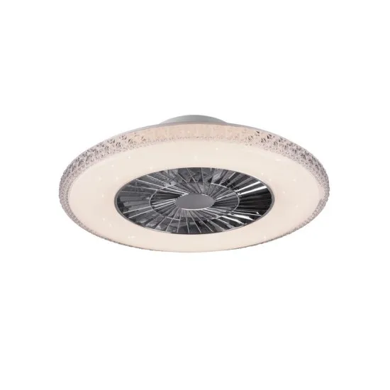 Trio Harstad fehér LED mennyezeti ventilátoros lámpa (TRI-R62412106) LED 1 izzós IP20